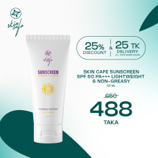 Skin Cafe Sunscreen SPF 50 PA+++ Lightweight &amp; Non-Greasy – 60gm