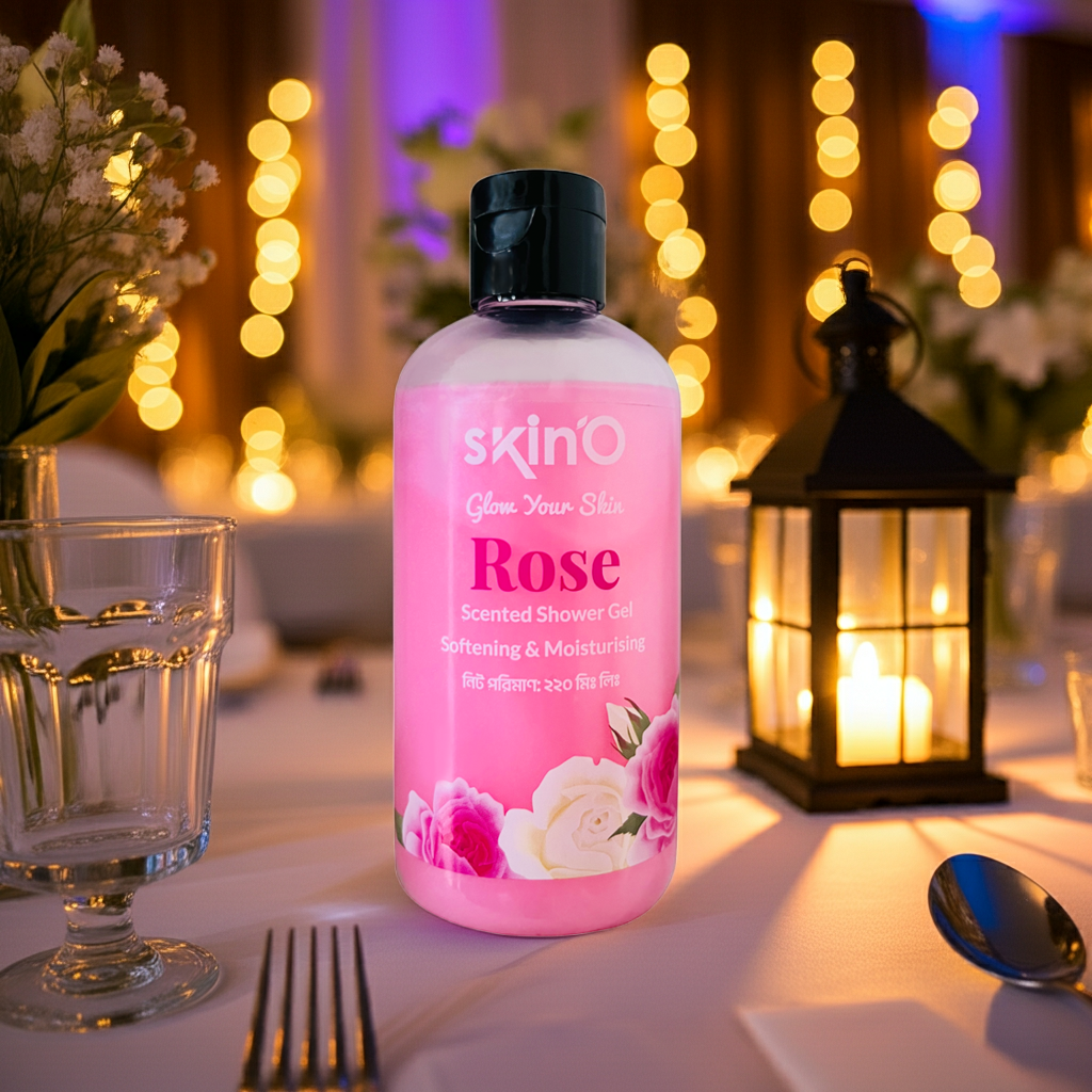 SkinO Rose Scented Shower Gel 220ml