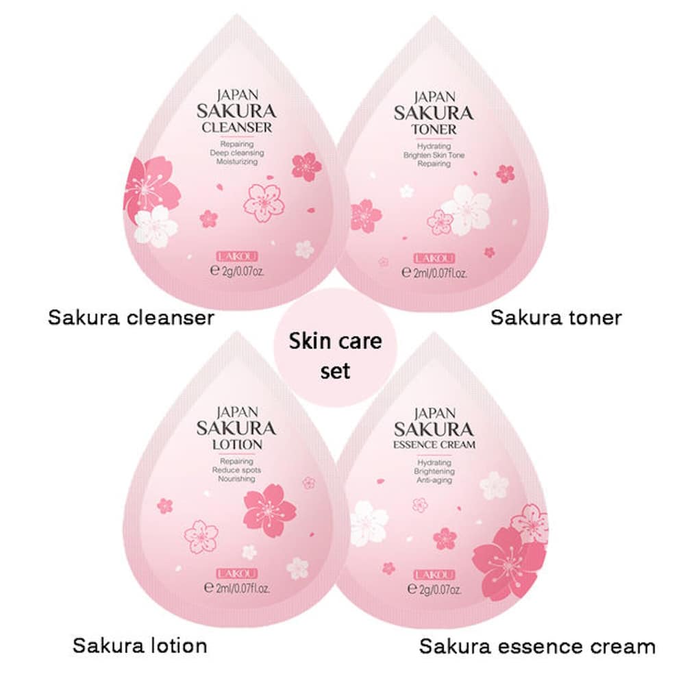 Laikou Japan Sakura Skin Care Set (mini) – 4pcs