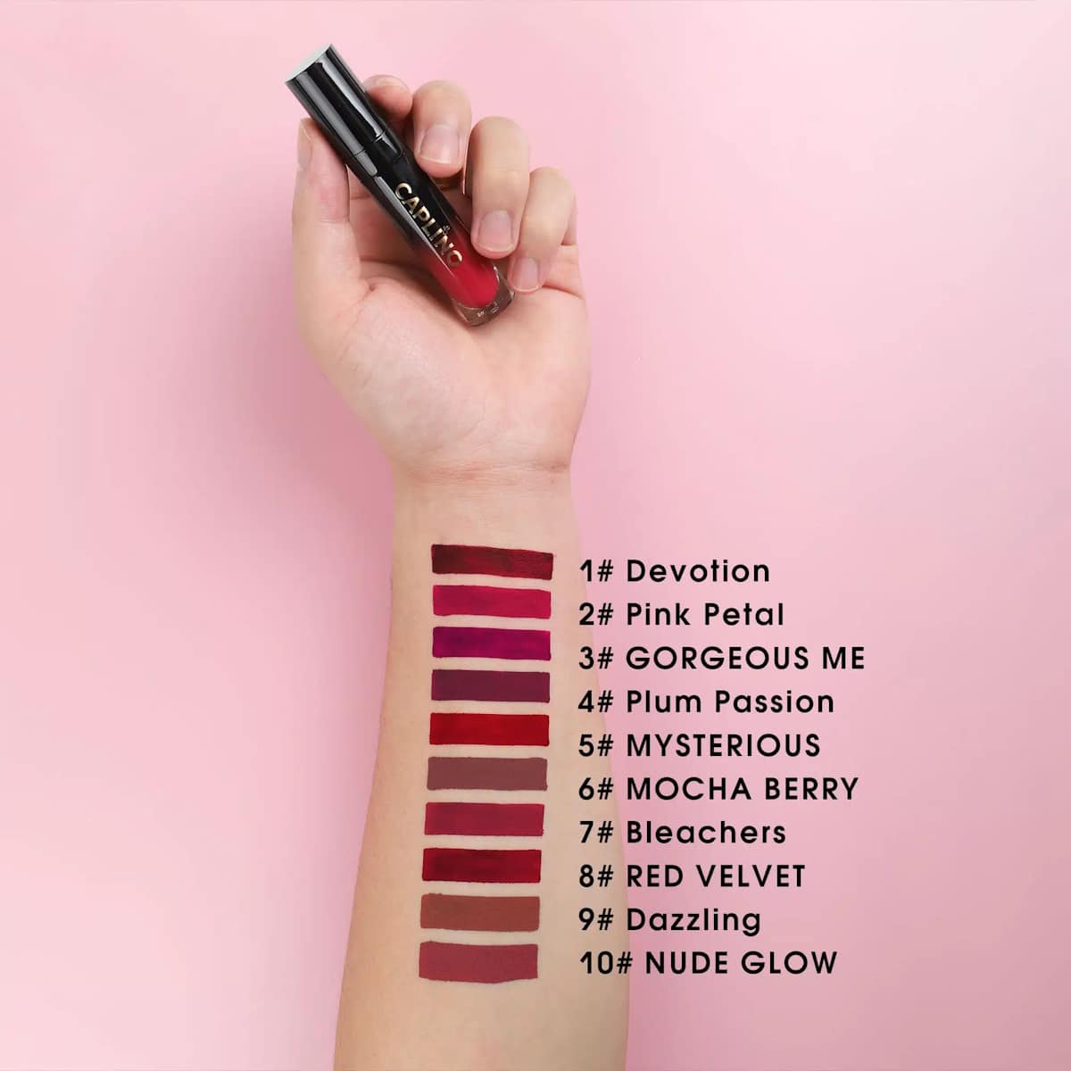CAPLINO Liquid Matte Lipstick – Nude Glow 10