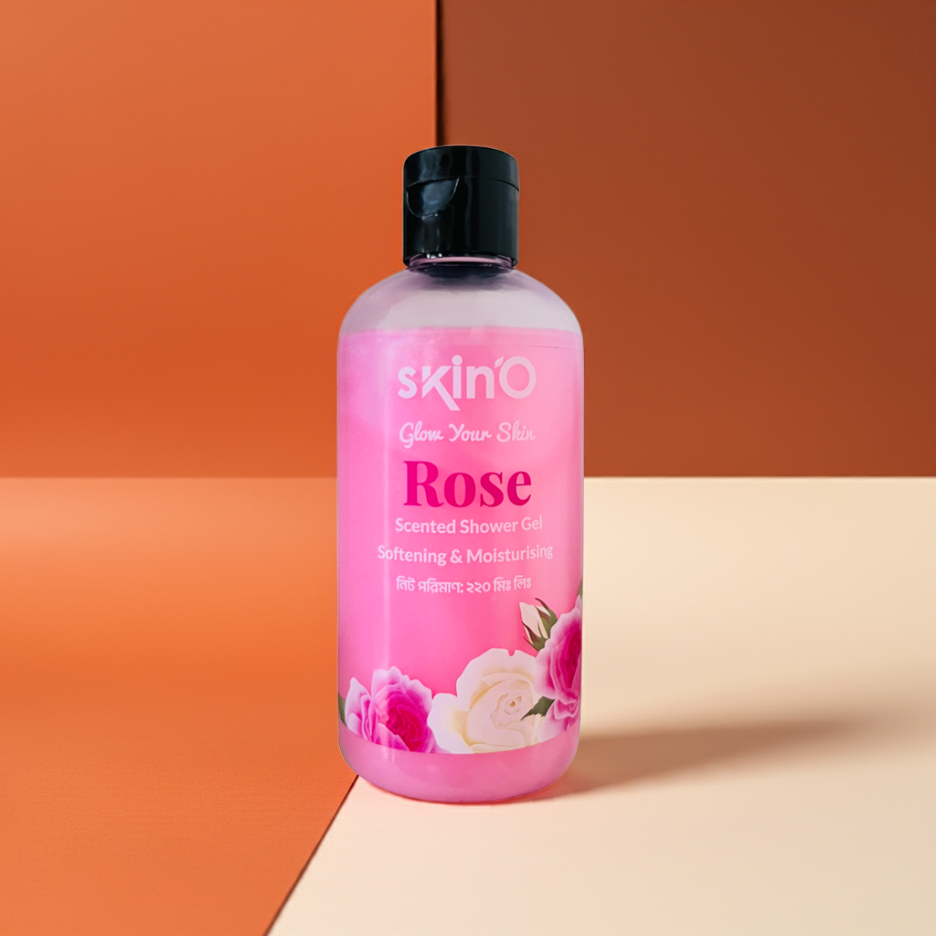 SkinO Rose Scented Shower Gel 220ml