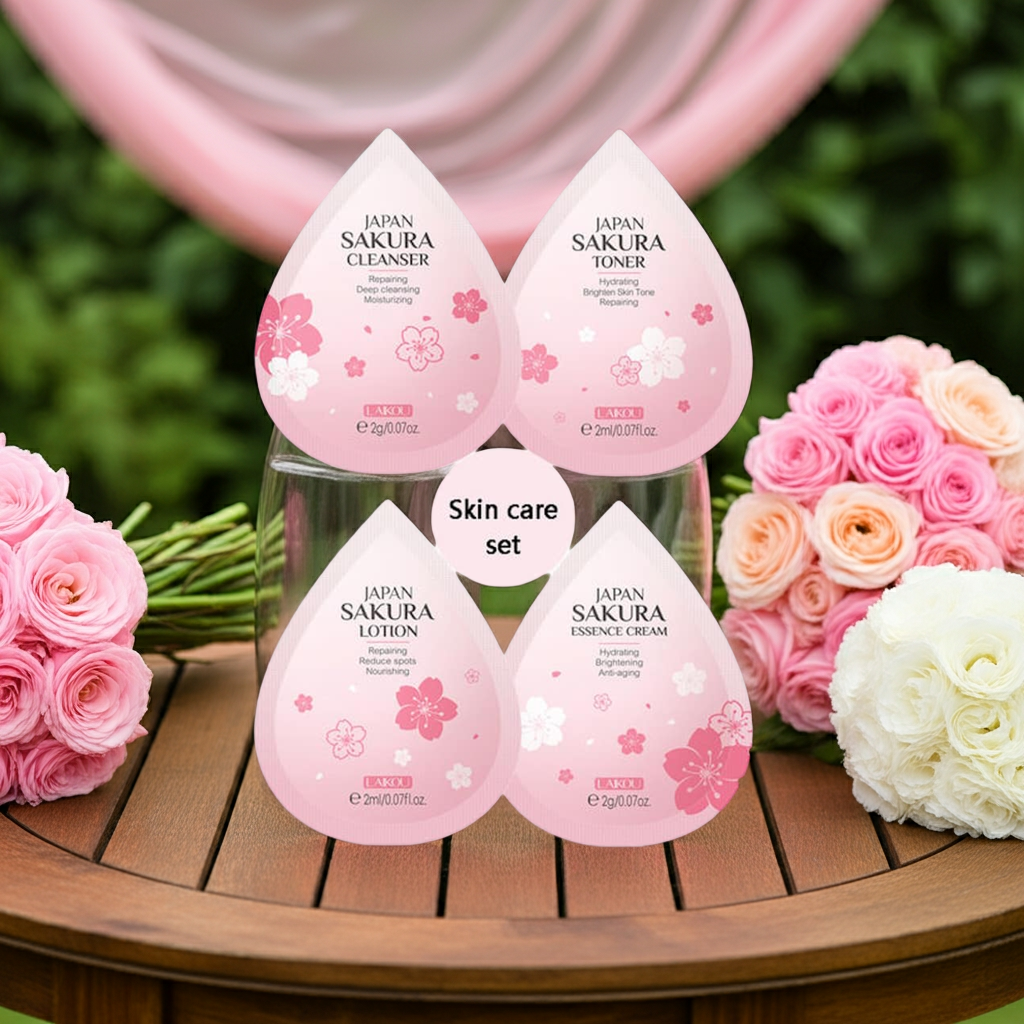 Laikou Japan Sakura Skin Care Set (mini) – 4pcs