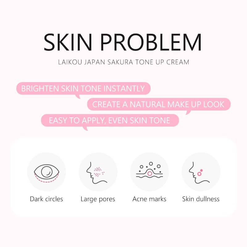 LAIKOU Japan Sakura Tone Up Cream 30gm