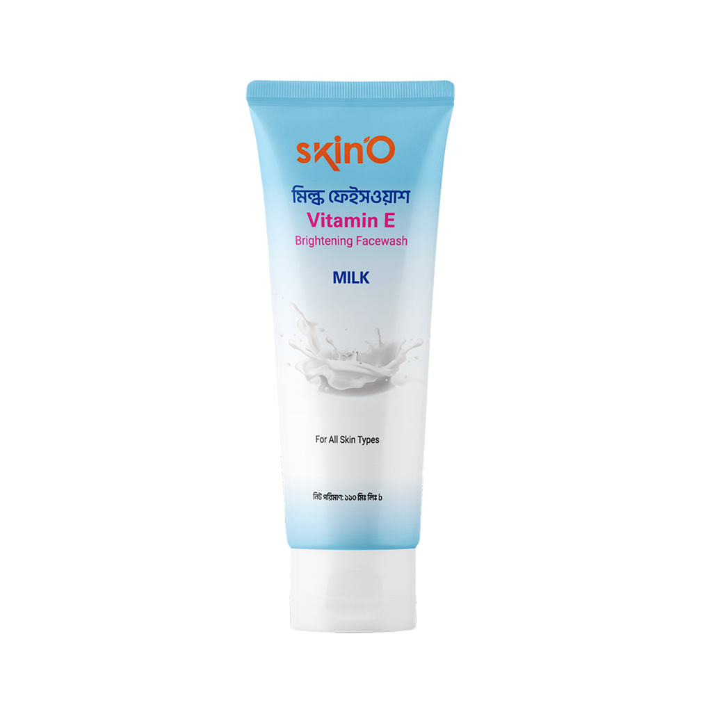 SkinO Vitamin E Brightening Facewash (Milk) 110 ml